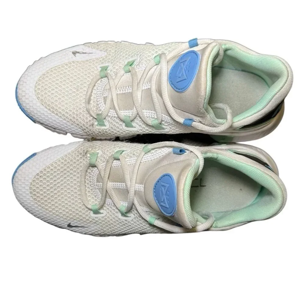 Nike Free Metcon 5 Womens Training Shoes White Blue Mint CZ0596-100 Size 10.5